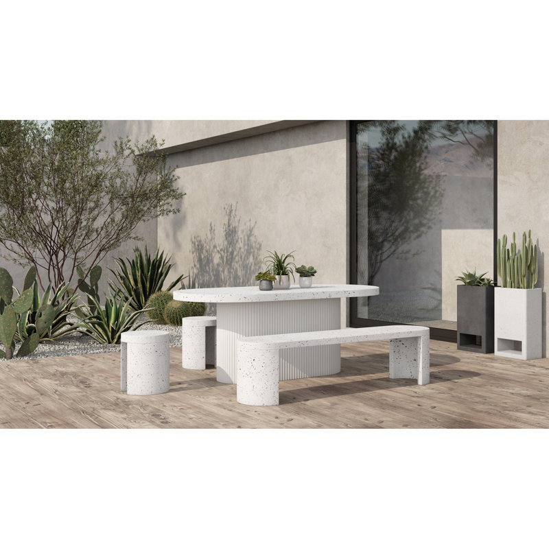 BRISTOL PLANTER CONCRETE GREY, Gray