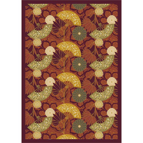 Tapis rouge pacific rim Nature, 7 pi 8 po x 10 pi 9 po