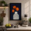 Flowers In Spotted Vase Modern - Print-136737152-136737149