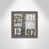 Grey Woodgrain Flat Framed selected