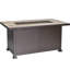 Santorini Rectangle Iron Propane and Natural Gas Fire Pit Table-221290624-221290625-221819150