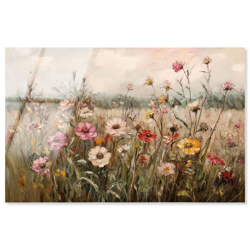 Art mural paysage rétro Vintage Blooms I par Art Remedy, prêt à être accroché, H 10 po x l 15 po