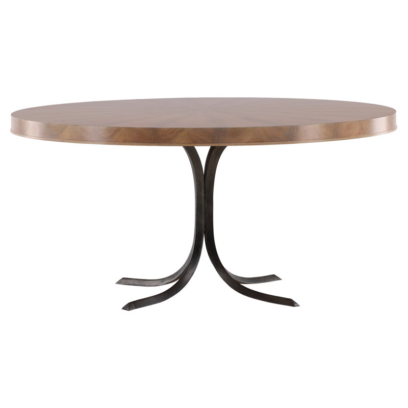 Rendition Round Mahogany Dining Table, Havana