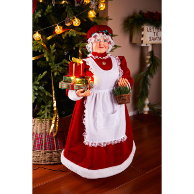 36.75" LED Dancing Mrs. Claus with Music