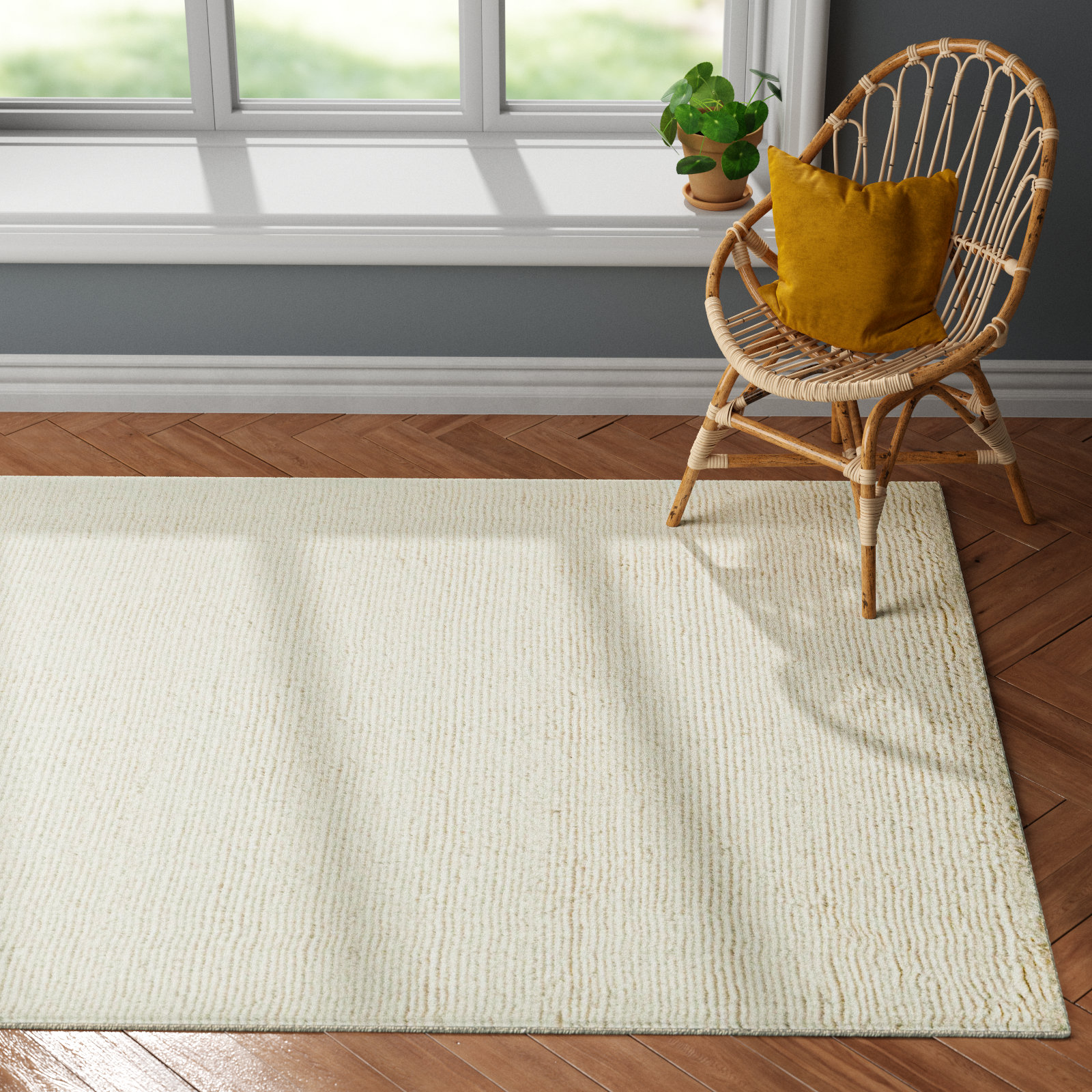 Danberry Hand-Tufted Rug, Rectangle 6' x 9'