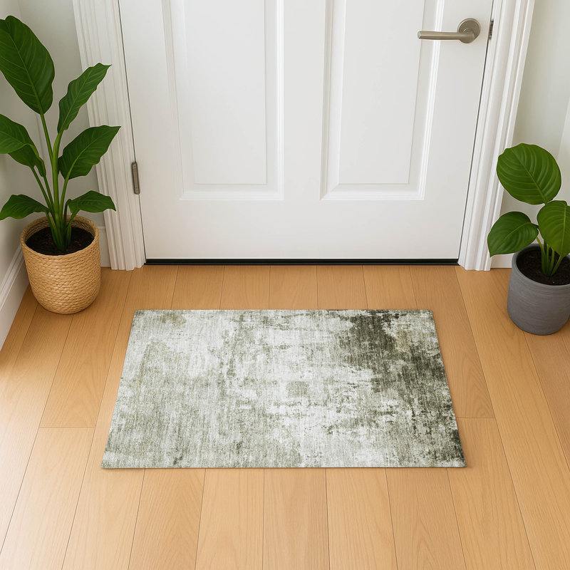 Premium Machine Washable Verlin AMF1766 Modern Rug, Rectangle 1'8" x 2'6"