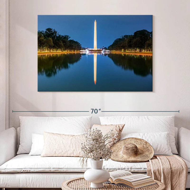 Lilie Washington Monument Reflection, 32" H x 48" W
