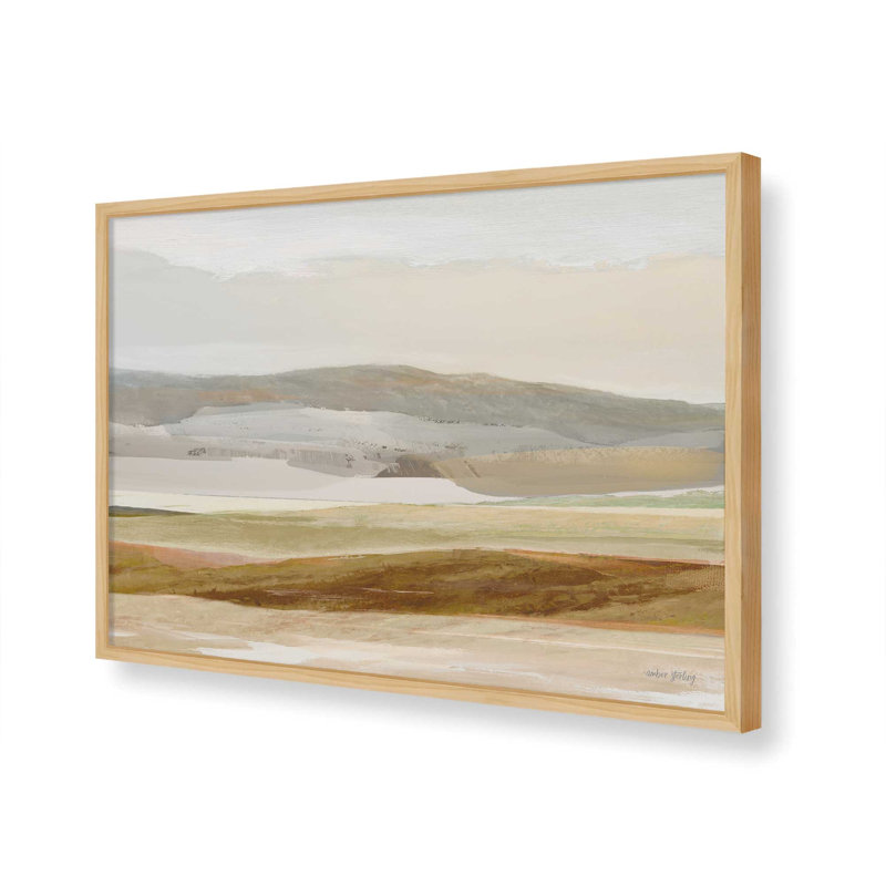 «Rolling Hills» par Amber Sterling, reproduction d'art, L 40 x H 30, Tanné, Impression encadrée