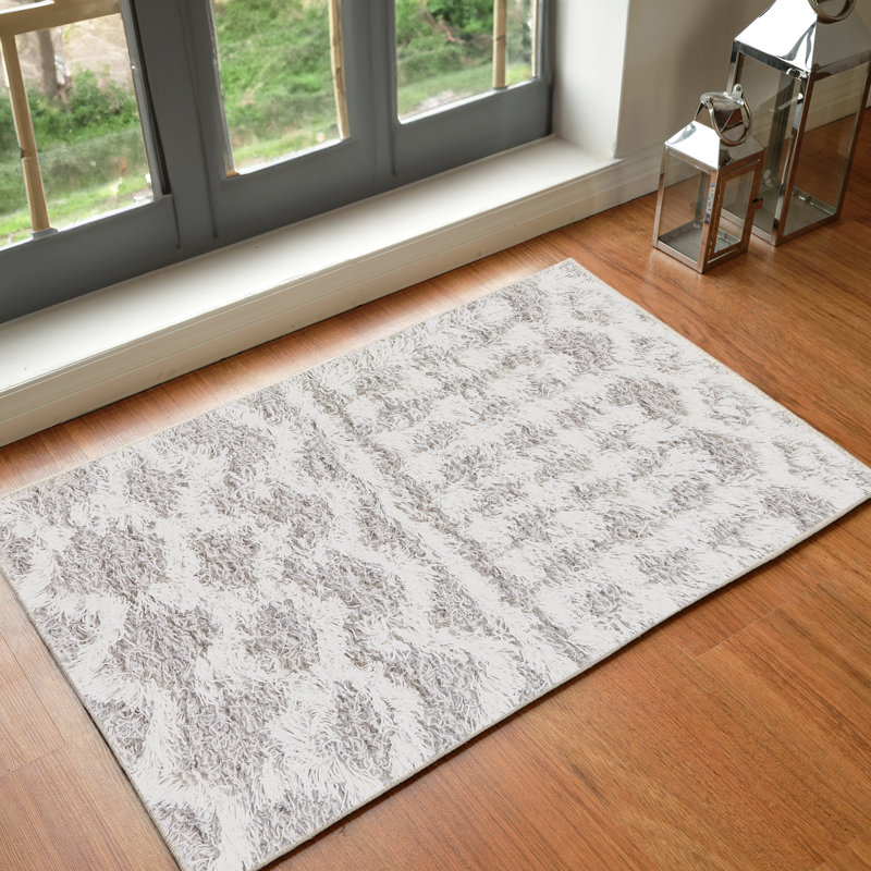 Oriental Shag Area Rug, Rectangle 60 x 90cm
