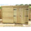 Kailua 9 ft. W x 7 ft. D Solid Wood Garden Shed