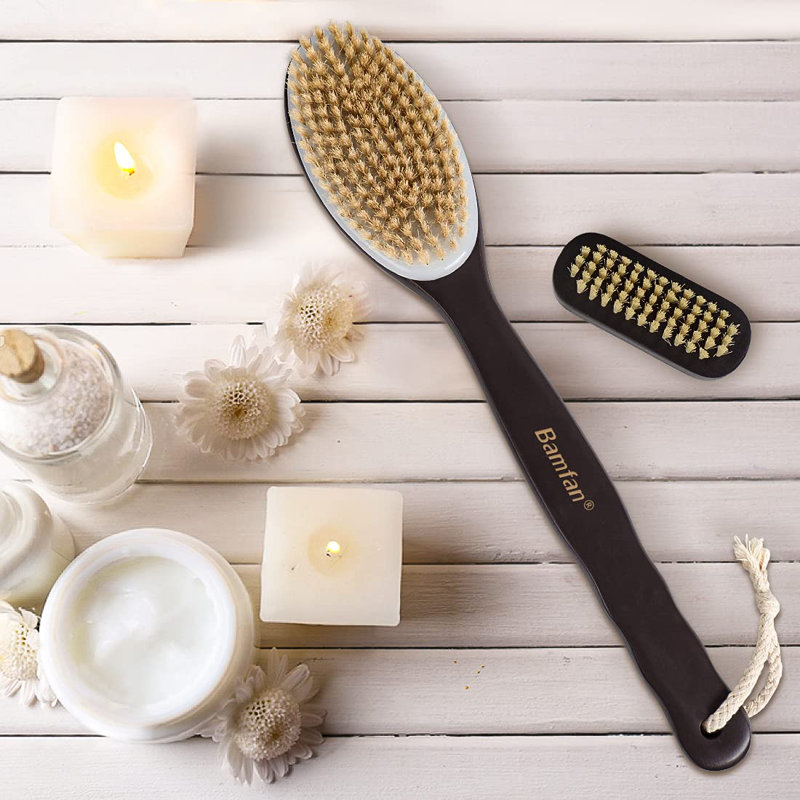 Tapis de bain naturel avec envers antidérapant
