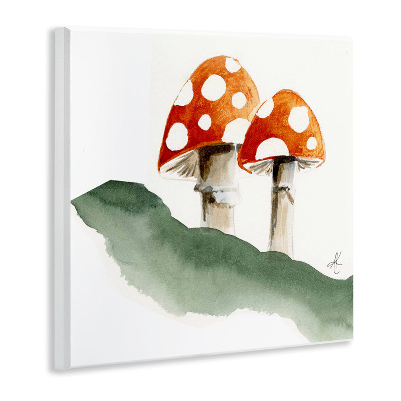 "Tacheté de champignons rouges", art mural par Alexandria Gilbert Kincaid