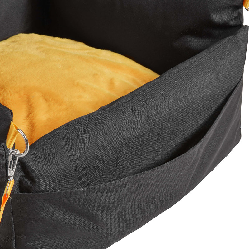 Siège d'auto pour chien pour chien de 25 lb ou moins, noir
