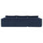 Canapé modulaire en L en chenille-270852298