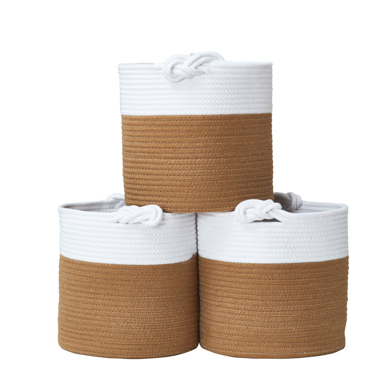 Panier en coton tissé