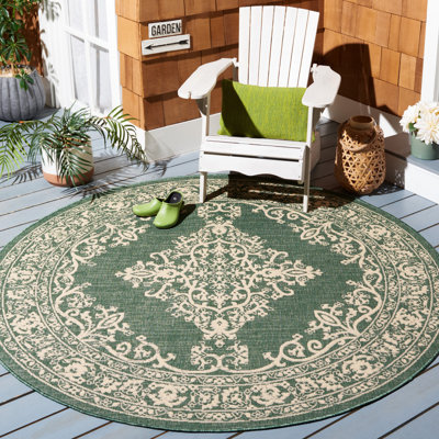 Tapis oriental d'intérieur / extérieur Courtyard Performance
