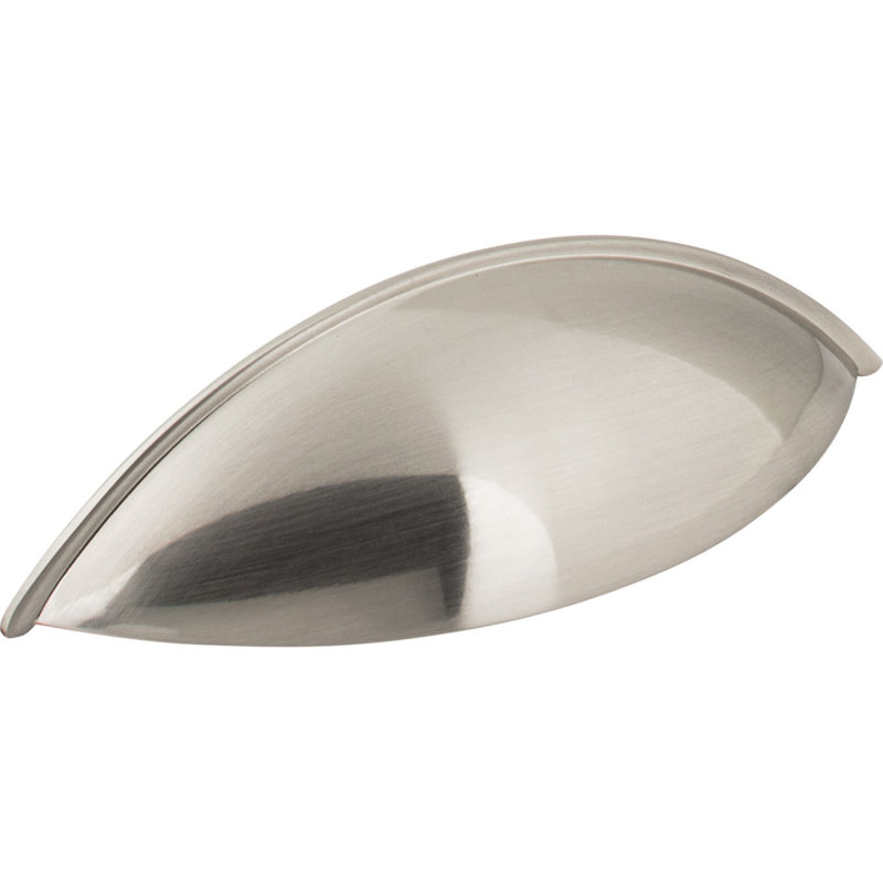 Bordeaux Cup / Bin Pull, Satin Nickel