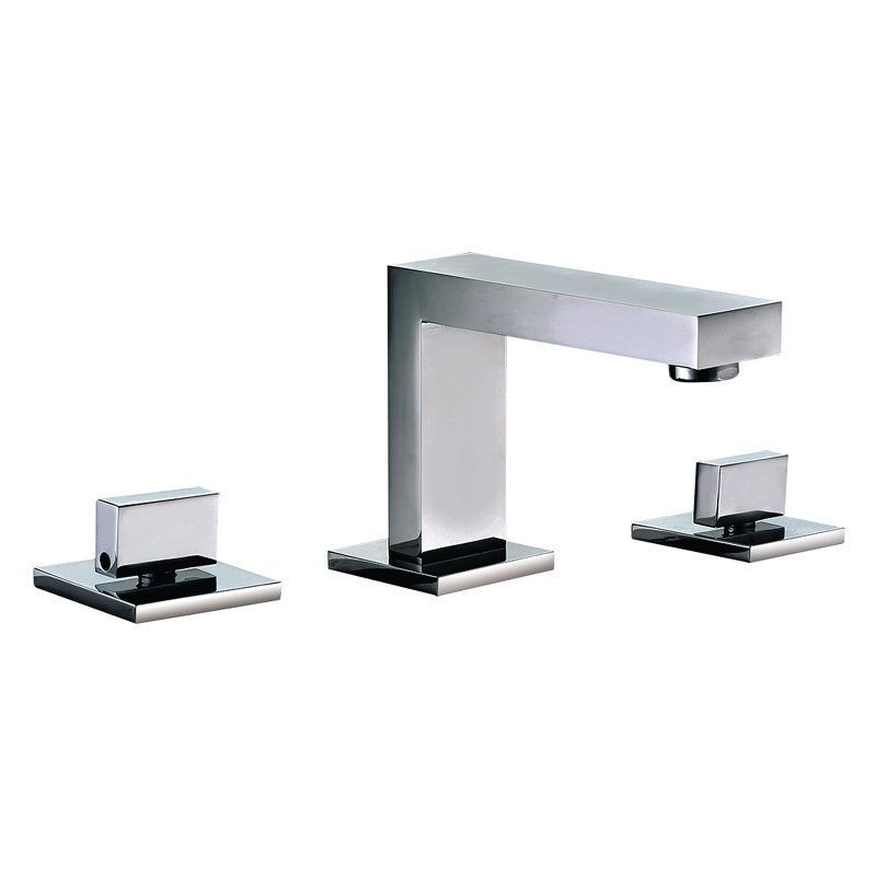 Widespread 2-handle Bathroom Faucet, Chrome