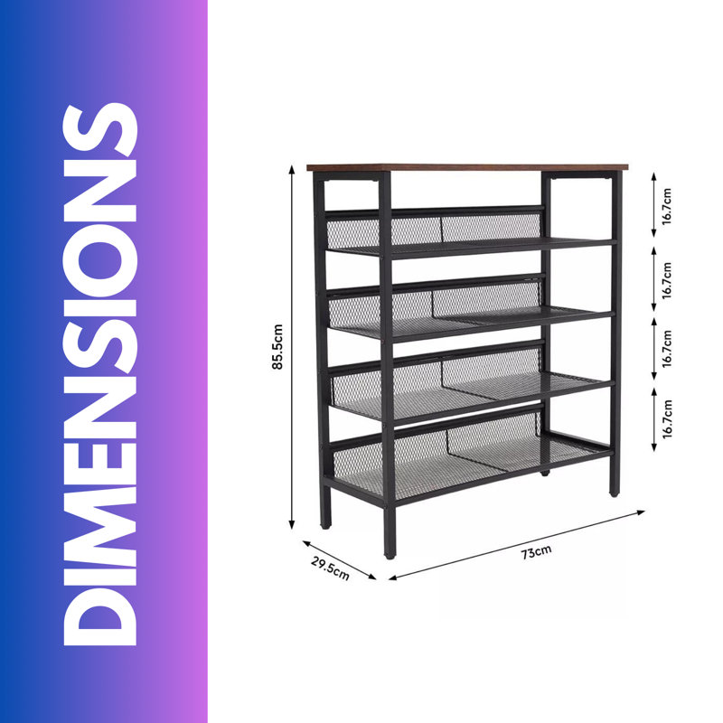 20 Pair Shoe Rack