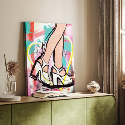 Pop Glam Platform -Gallery Wrapped Cavas