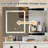 Farmhouse Vanity Desk with Sliding Mirror