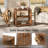 Solid Wood End Table, 3-Tier Side Table