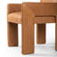 Leny Leather Arm Chair in Butterscotch/Camel