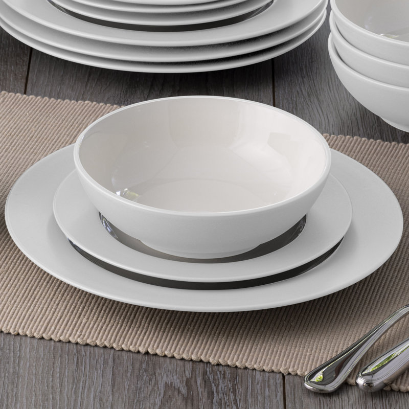Noritake Colorwave Rim Salad Plates, 8-1/4", White