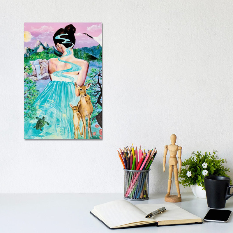 Waiting III by Eury Kim - Wrapped Canvas Art Prints, 20.32 cm H x 30.48 cm W