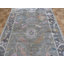 Tapis rectangulaire unique en laine 3 pi 11 po x 5 pi 11 po gris / vert clair / rose Elarna