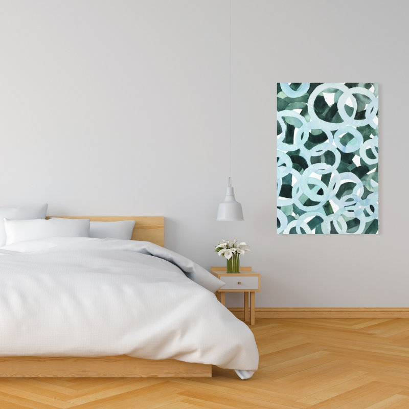 Cercles abstraits - Toile de salon à motif pour la décoration intérieure