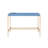 Navy Blue And Gold Writing Desk With USB Ports-1993366818