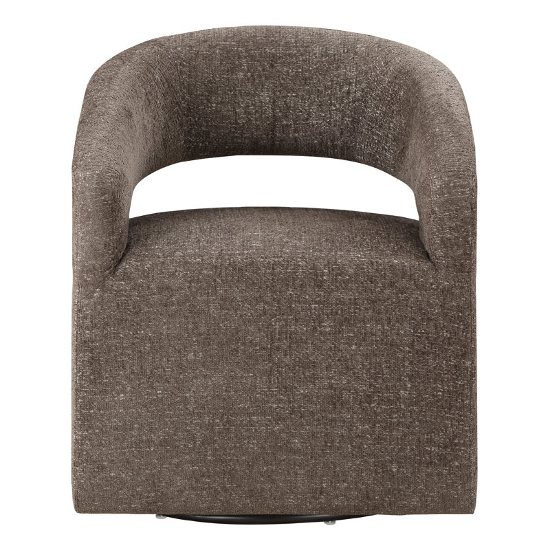 Chaise pivotante Jaidie, Gris anthracite