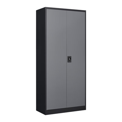 Steel Single Storage Cabinet ( 70.87 " H x 31.5 " W x 15.7 " D)