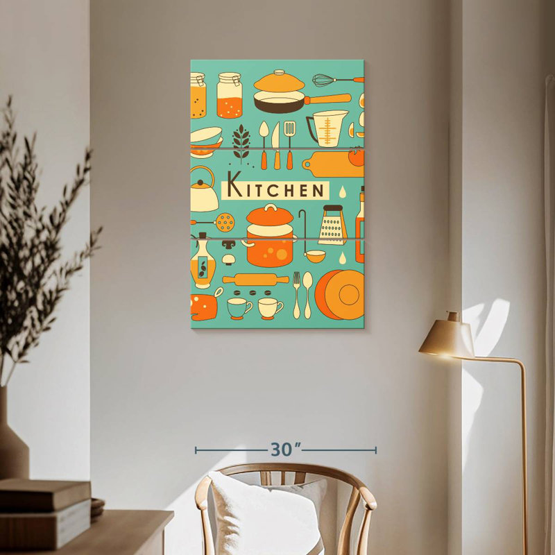 Plaque murale Kema Kitchen Basics, H 57 po x l 36 po