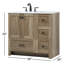 Ensemble de meuble-lavabo simple 36 po Soma-622576991