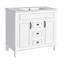 Meuble-lavabo de 36 pouces avec lavabo supérieur intégré et armoire à miroir, solution de rangement élégante pour les salles de bain modernes-117102269-117102271