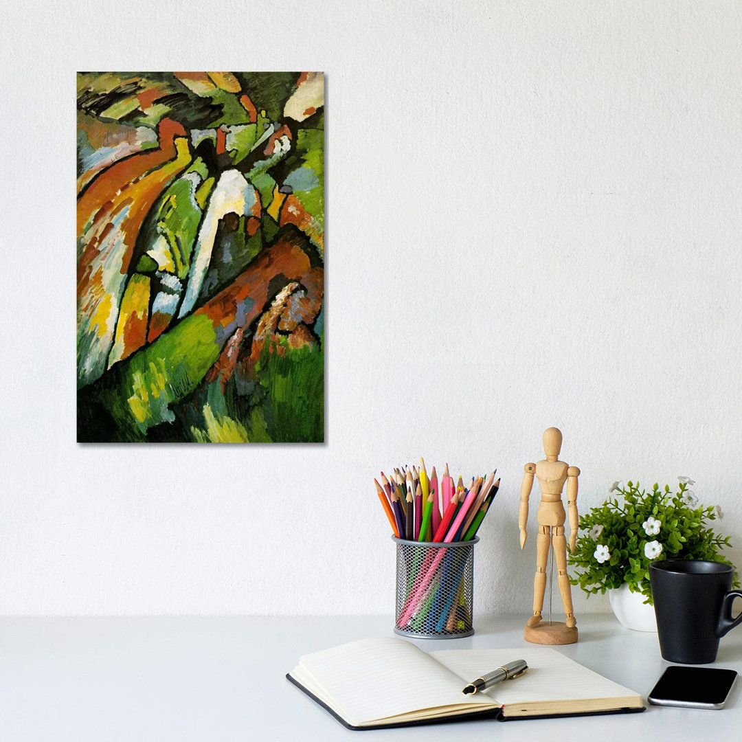 Improvisation 7 by Wassily Kandinsky - Wrapped Canvas Painting