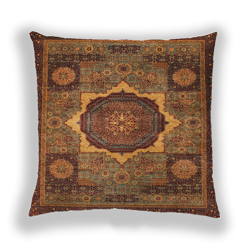Coussin Abstract 1641, Microsuède