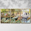 Monet, reproduction sur toile 3 pièces-660478030-660478003