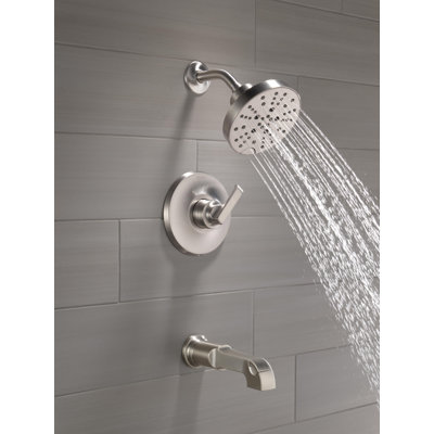 Ensemble de garniture de robinet de baignoire Tetra, ensemble de robinet de baignoire, ensemble de pomme de douche et poignée, ensemble de baignoire