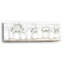 «White Simplicity» par Cindy Jacobs, art mural en verre acrylique-1867283004