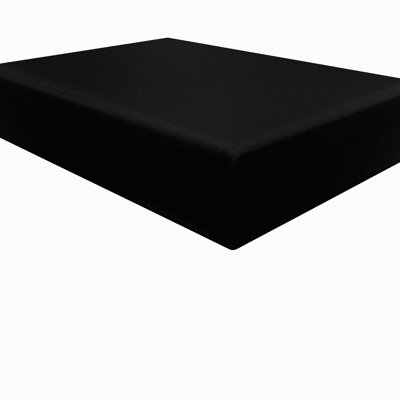 LuxurySoft Black Microfiber Deep Pocket Fitted Sheet - Wrinkle-Free, Fade-Resistant, Stain-Resistant Hotel Quality Bedding