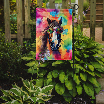 Drapeau de jardin hippie