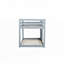 Twin over Twin Floor Bunk Bed with Ladder-1533366086