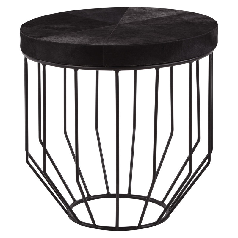 Bremond Frame End Table, Black, Black