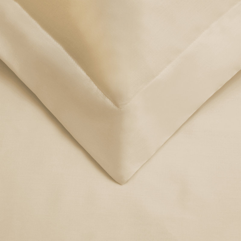 Scotia Cotton Duvet Cover Set with Pillow Shams Vintage Bedding Bohemian Wildflower, Full / Queen, Ivory Solid