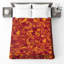 Couvre-lit matelassé à motif floral rouge toutes tailles-126176777