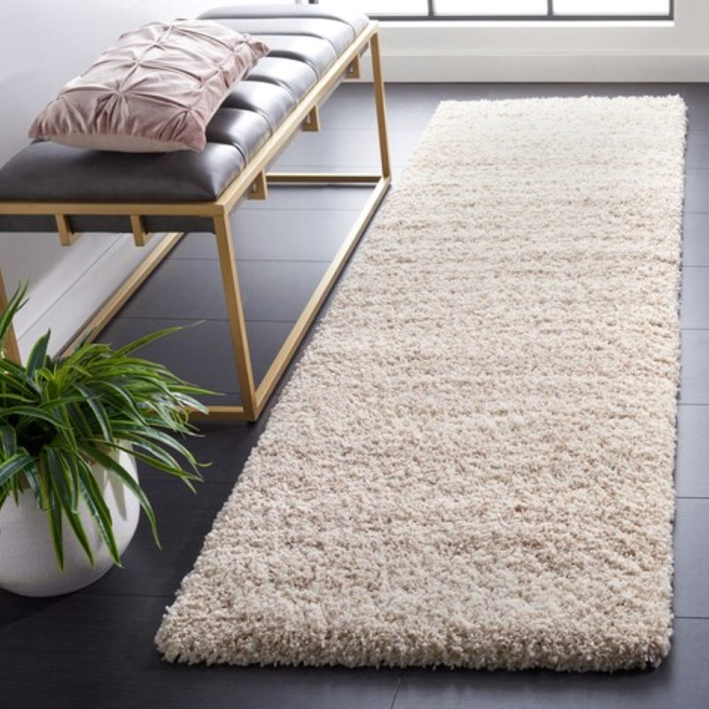 Tapis ivoire Jon-Paul, Tapis de couloir 2 pi 3 po x 8 pi, Ivory/Beige 