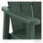 Modern Slatted Outdoor Dining Armchair-1868249374